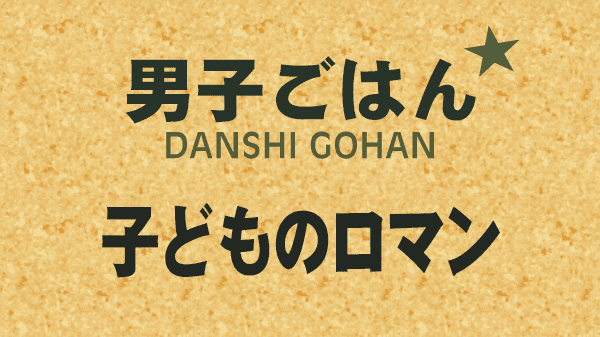 男子ごはん レシピ 作り方 国分太一 栗原心平 子どものロマン