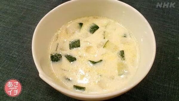 あさイチ みんな！ゴハンだよ 作り方 材料 レシピ あさりの豆乳スープ