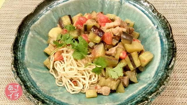 あさイチ みんな！ゴハンだよ 作り方 材料 レシピ 豚肉と夏野菜のあえ麺