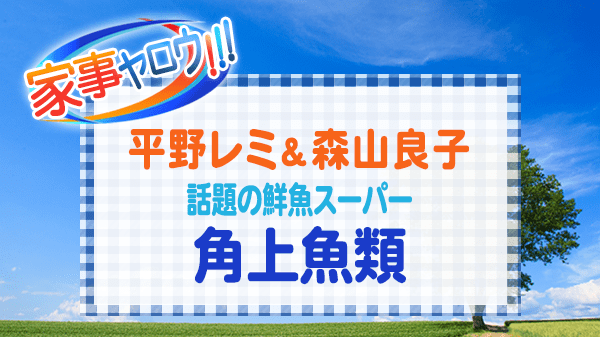 家事ヤロウ 平野レミ 森山良子 話題の鮮魚スーパー 角上魚類